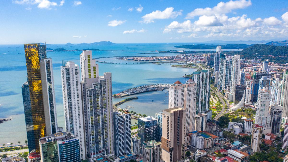 Panama City, Panama scenic view of beach