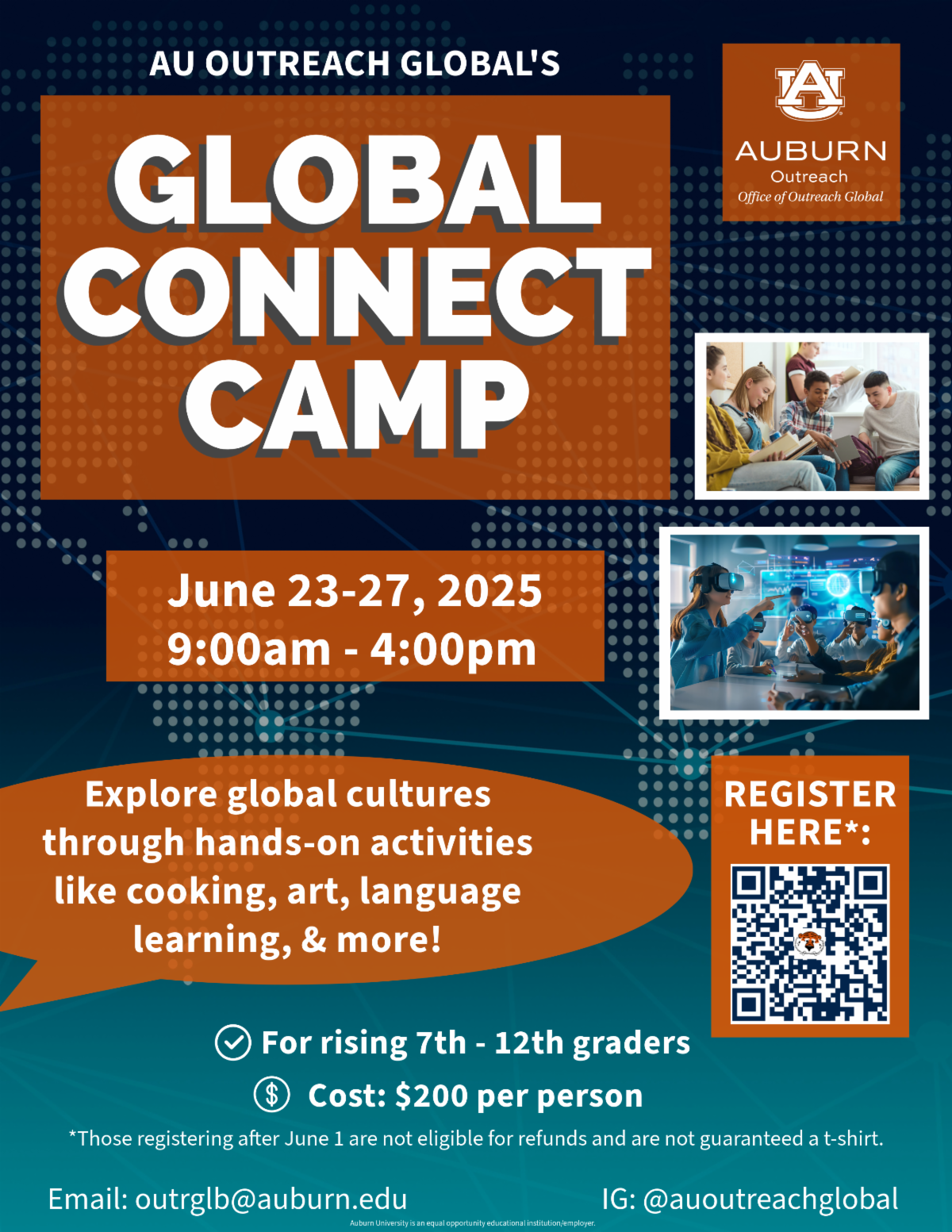 Global Connect Camp flyer