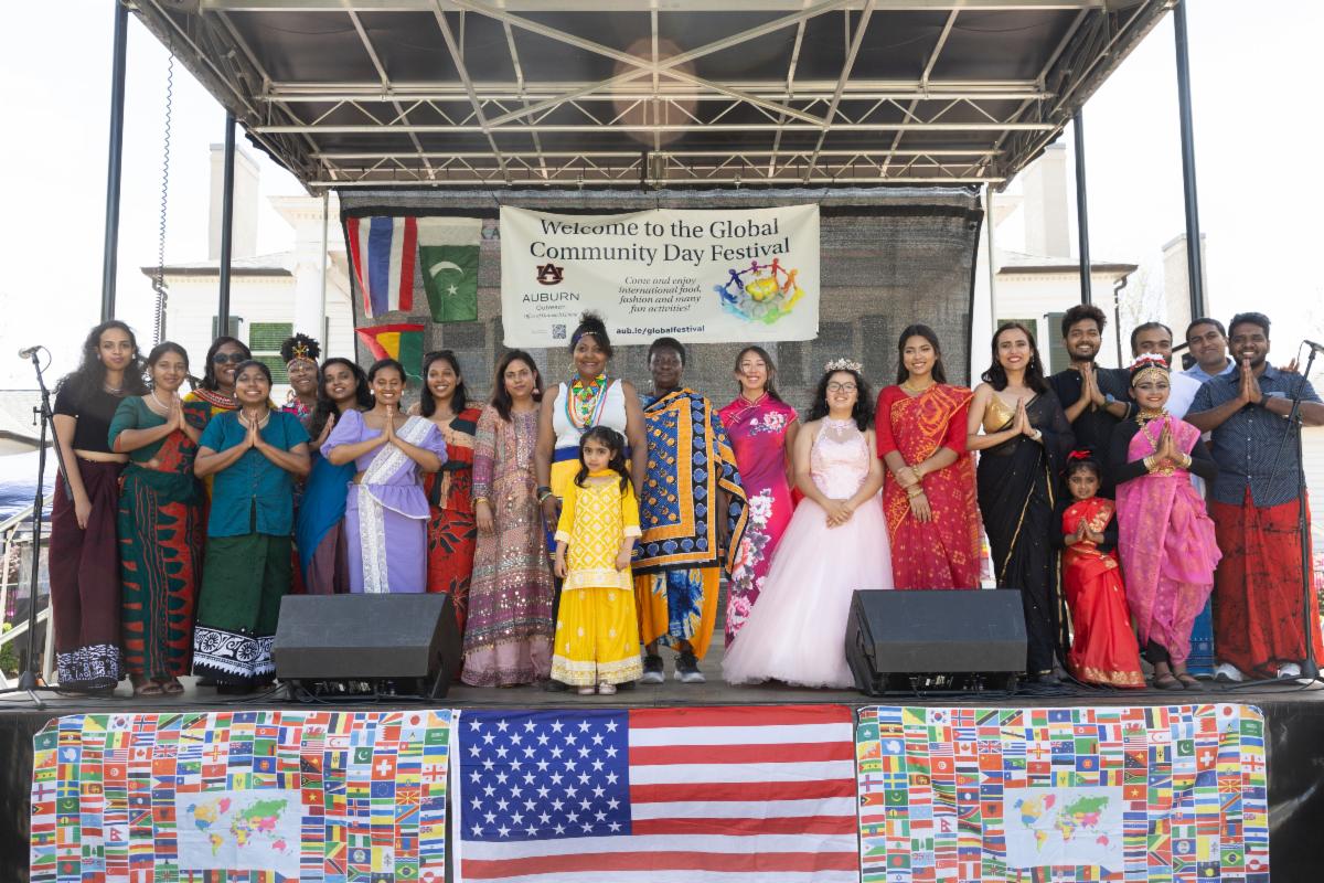 Global Community Day Festival - various dance groups on stage at Opelika SportsPlex