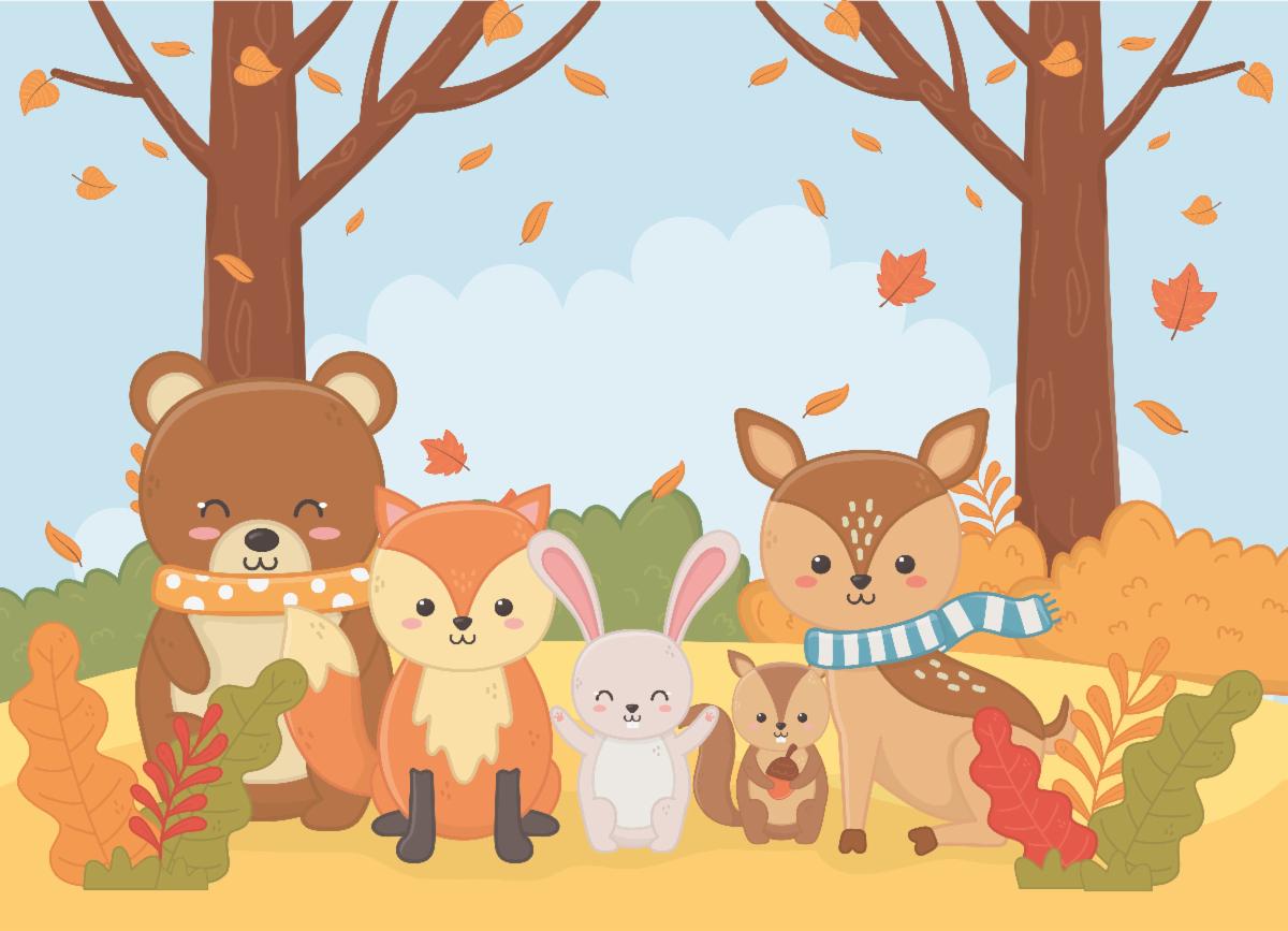 Fall animals