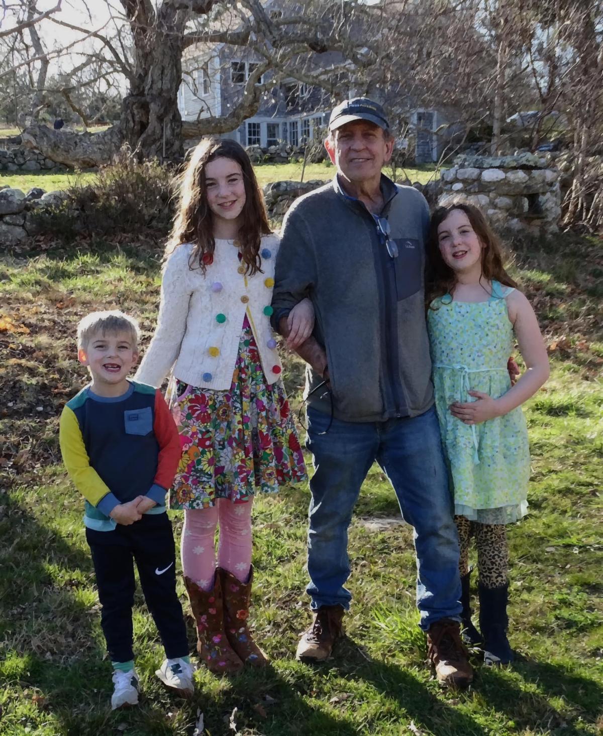 Steve Connors and grandchildren