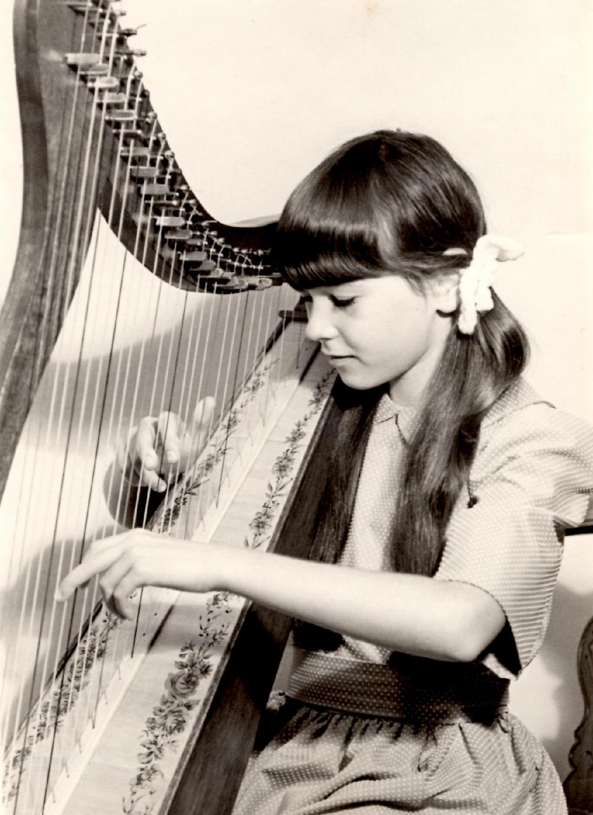 Laura Zaerr as a child