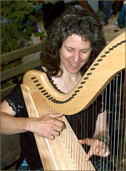 Sharon performing
