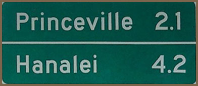 Mileage Sign 2