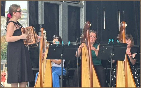 3 harps