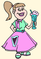 Harp skirt