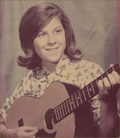Sharon and guitar