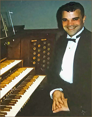Douglas at organ