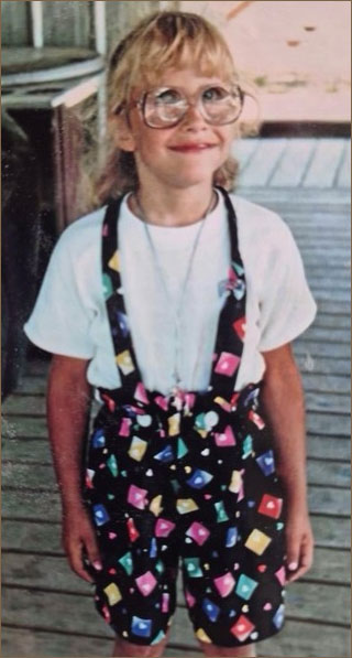Jessica as a kid