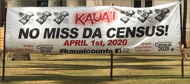 Da Census sign