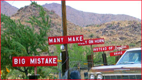 Burma Shave Signs