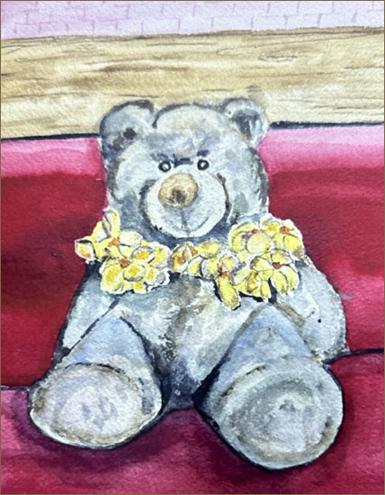 Bear Christmas card