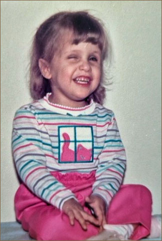 Jessica as a baby