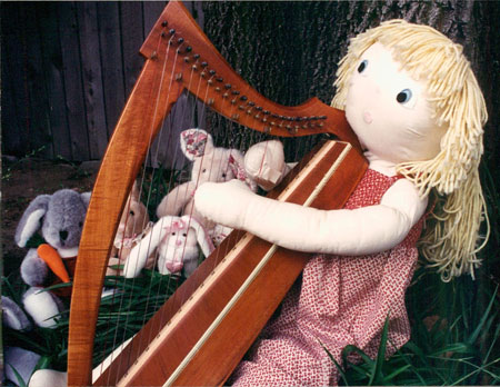 dolls with harp