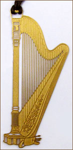 Pedal Harp Bookmark