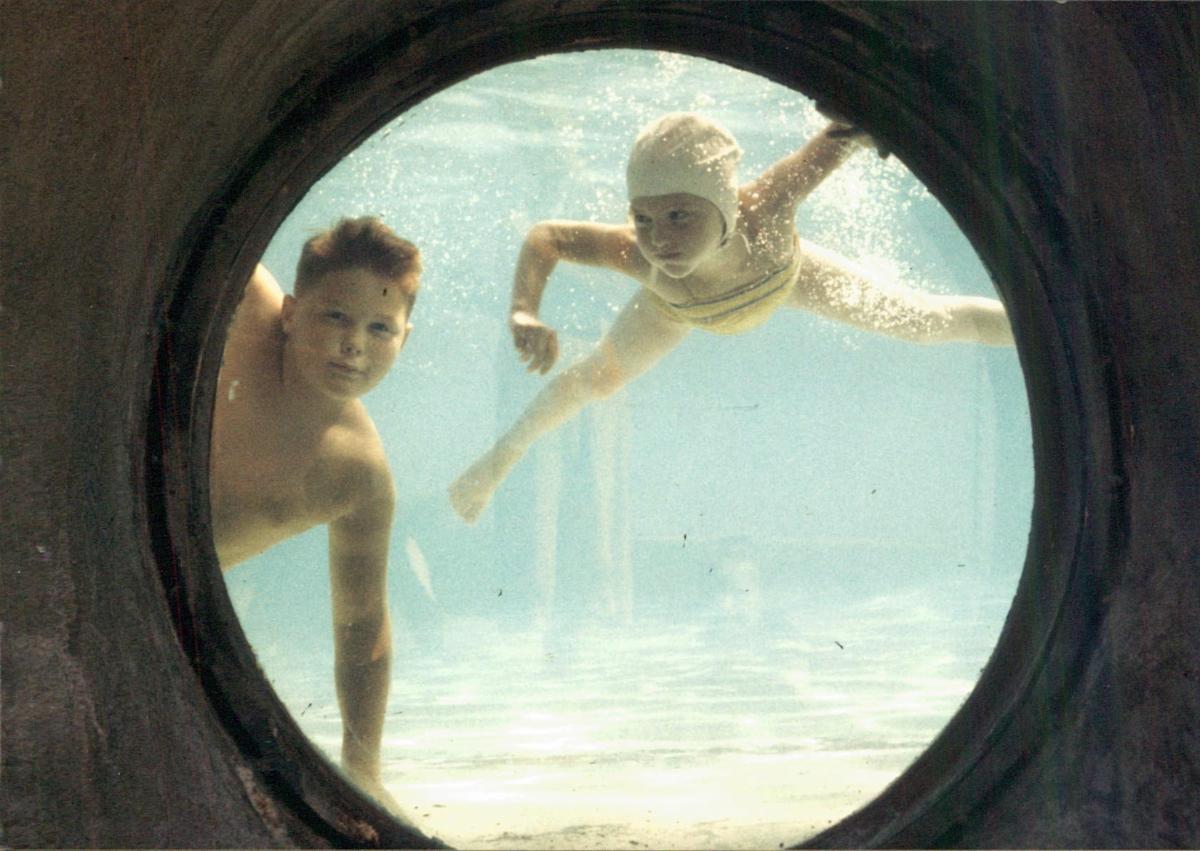 swimming pool window