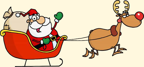 Santa and Rudolph