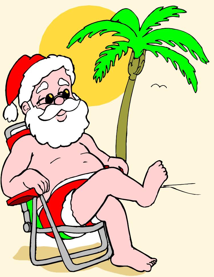 Hawaiian Santa