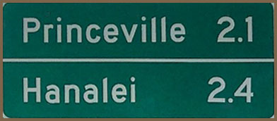 Mileage Sign 1