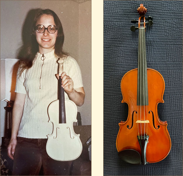 Kathleen with violins