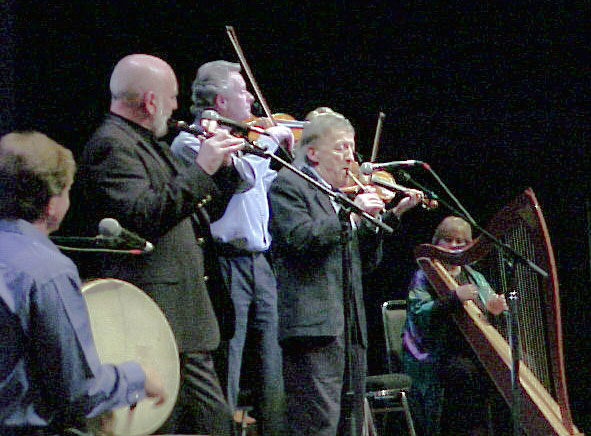 Chieftains on stage