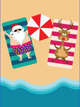 Santa and Rudolph