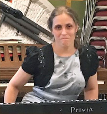 Jessica at the piano