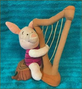 Piglet with Harp
