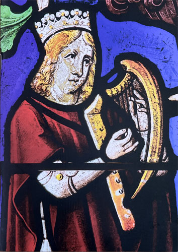 Stained glass close-up