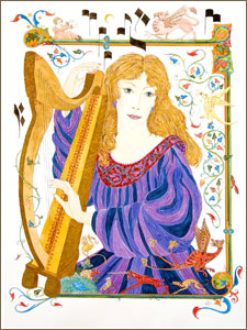 drawing of harper