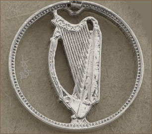 Irish Coin Pendant