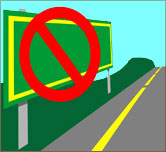 No billboards