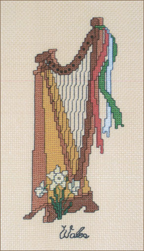 Welsh cross-stitch