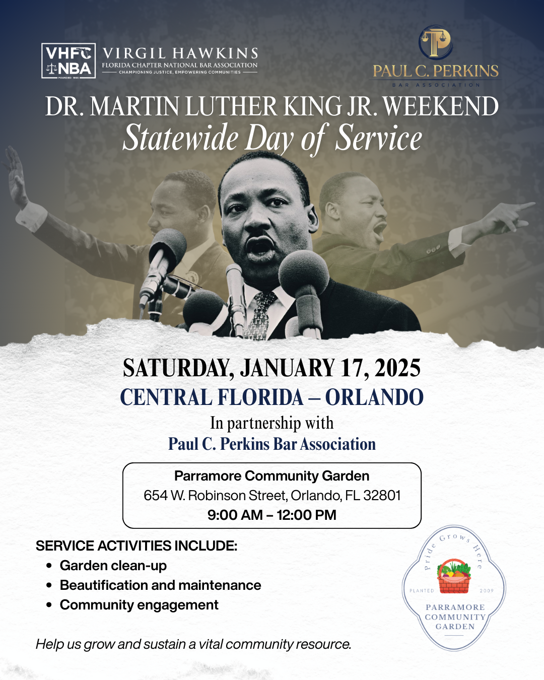 VHFCNBA Weekly | MLK Days of Service | Join us for a Day at the Capitol ...