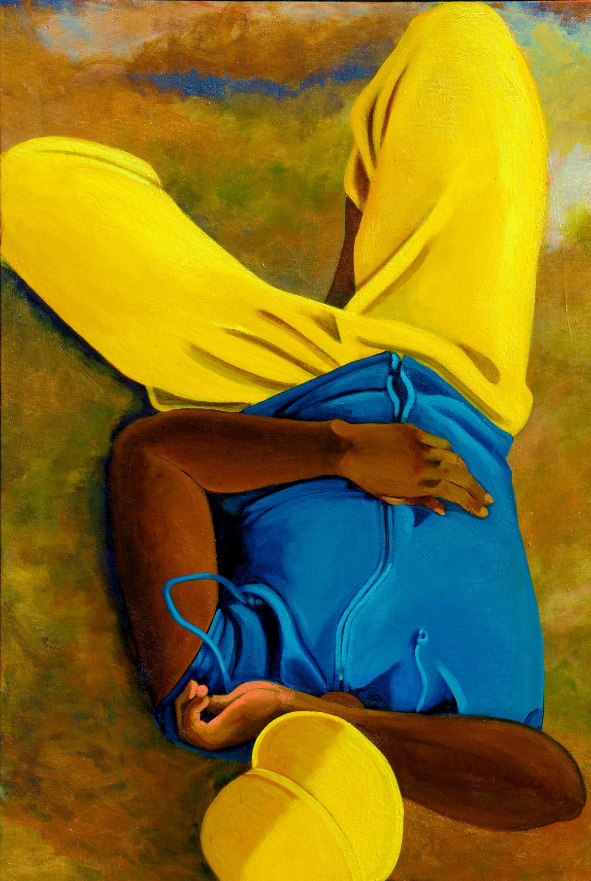 Janet II 40inx30in acrylic on canvas 2016 Purchased in 2020 by the new Joint Sciences Center in Camden NJ as part of their permanent collection