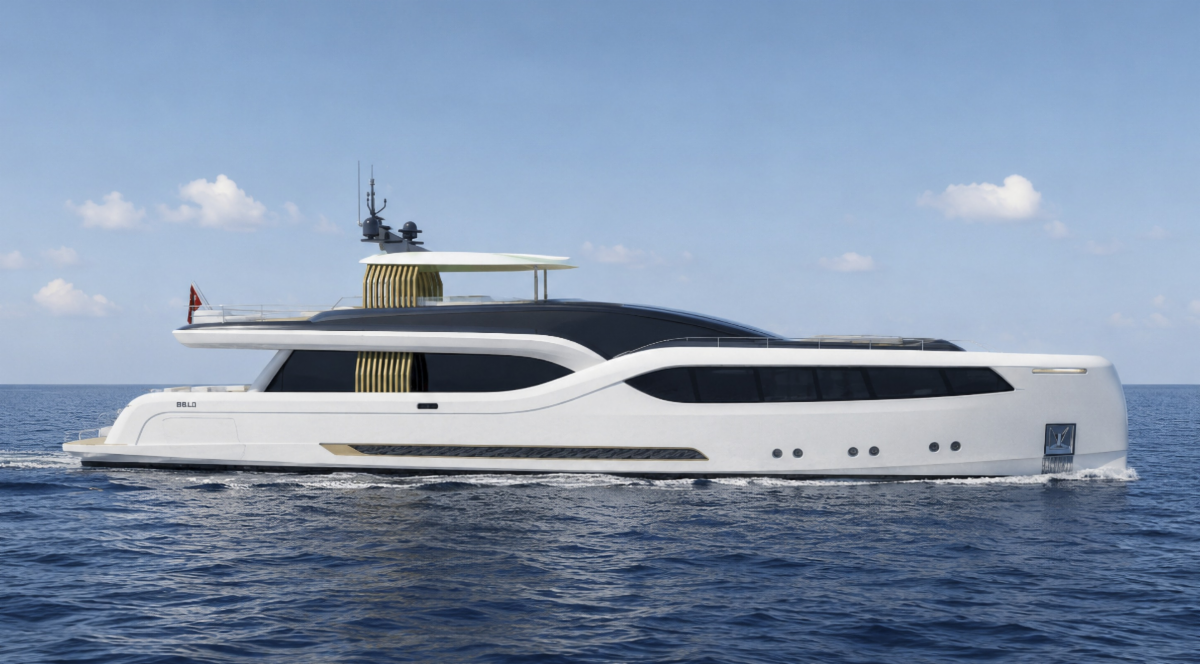 Anemos by Tony Castro Yacht Design, UK