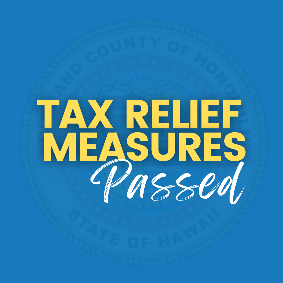 Budget Highlights, Tax Relief, and Parks Survey