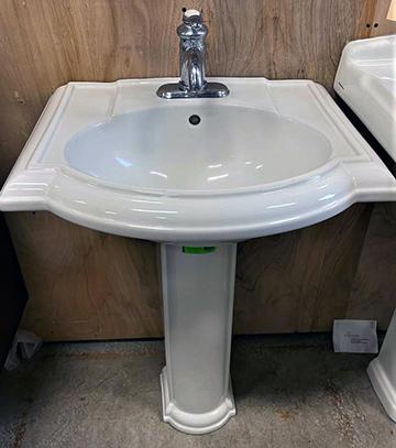 pedestal sink - more details