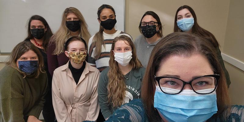 Jaimie Hutchison and the WorkLife interns and support team