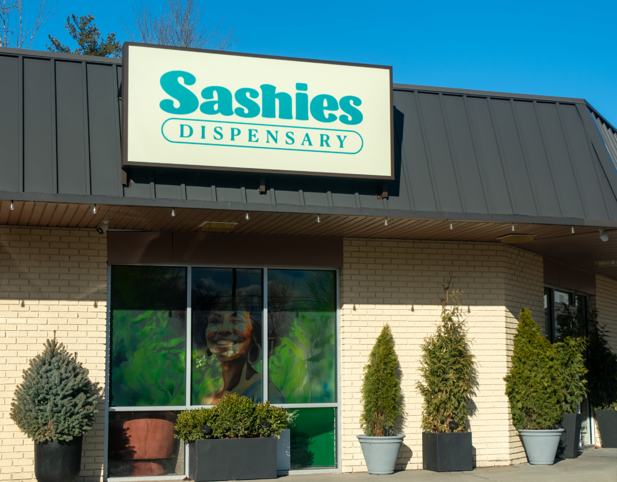 Sashies Storefront facing Route 50