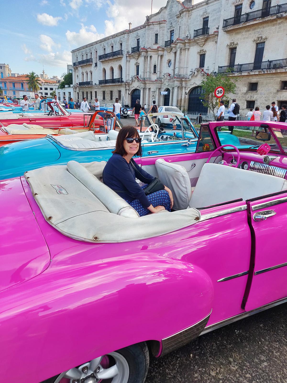 American cars in Cuba on our tour