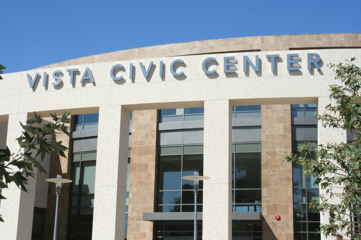 photo of the Vista Civic Center