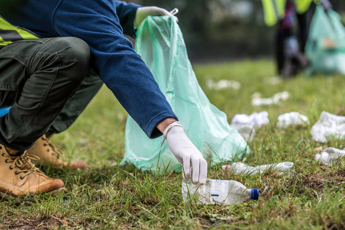 Photo of a cleanup event