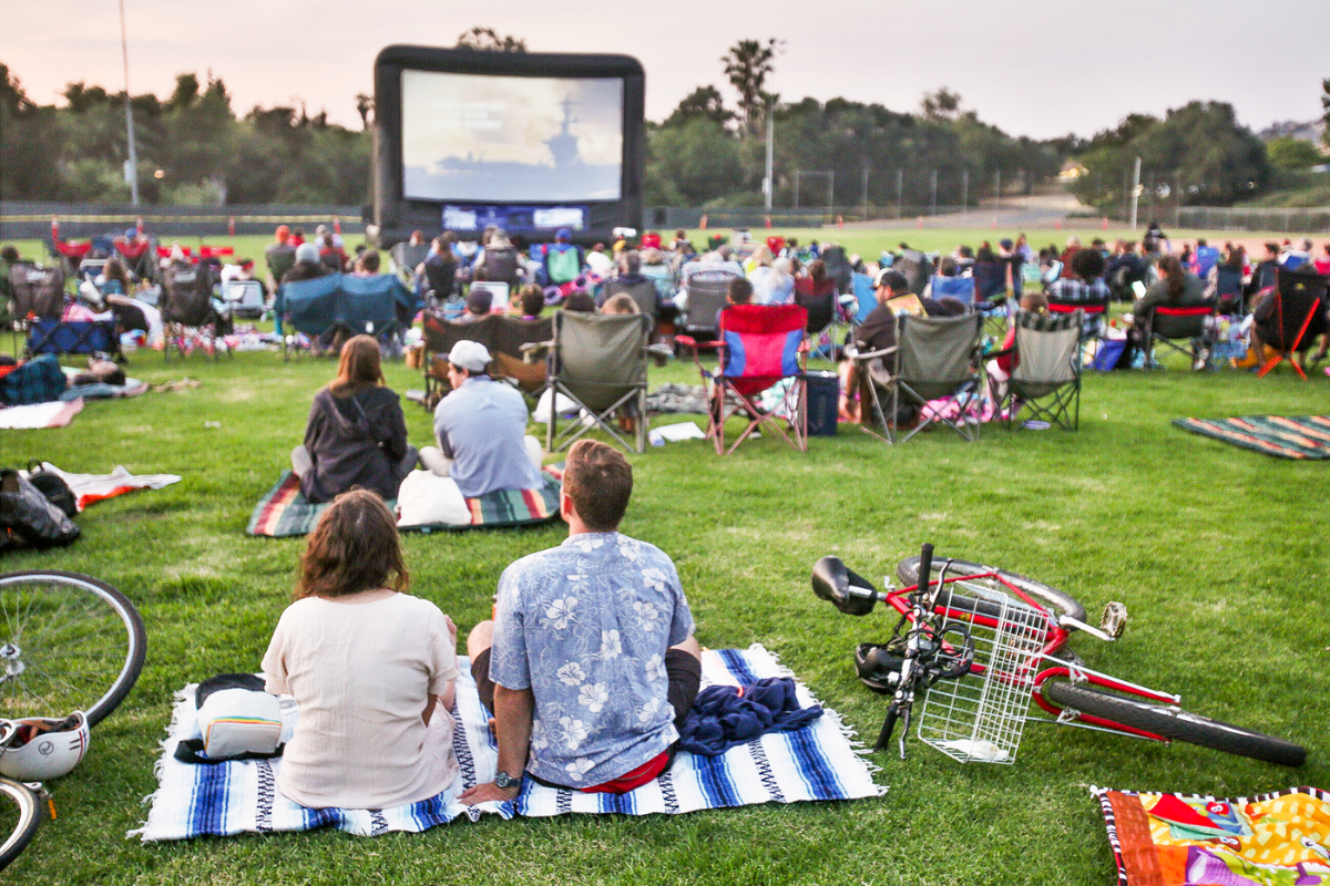 Photo of a Movie in the Park Night at Brengle Terrace Park