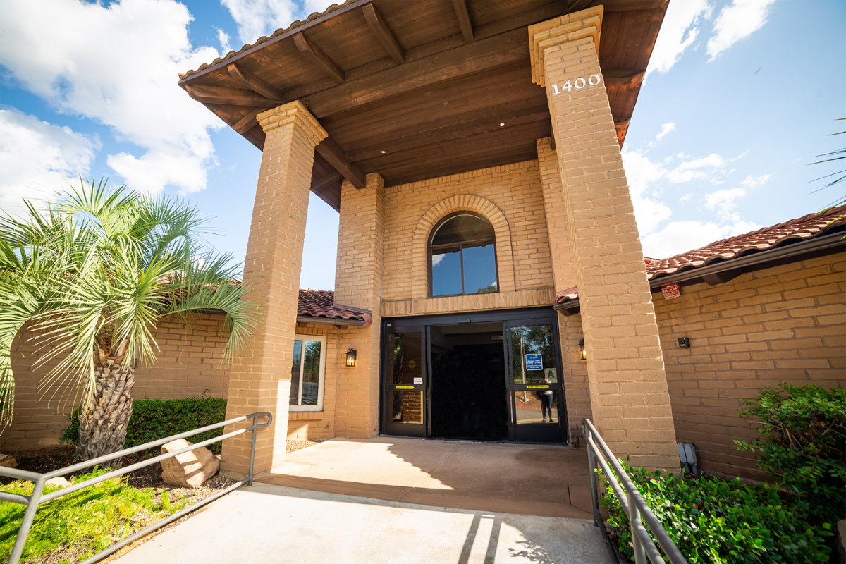 Exterior photo of the McClellan Senior Center