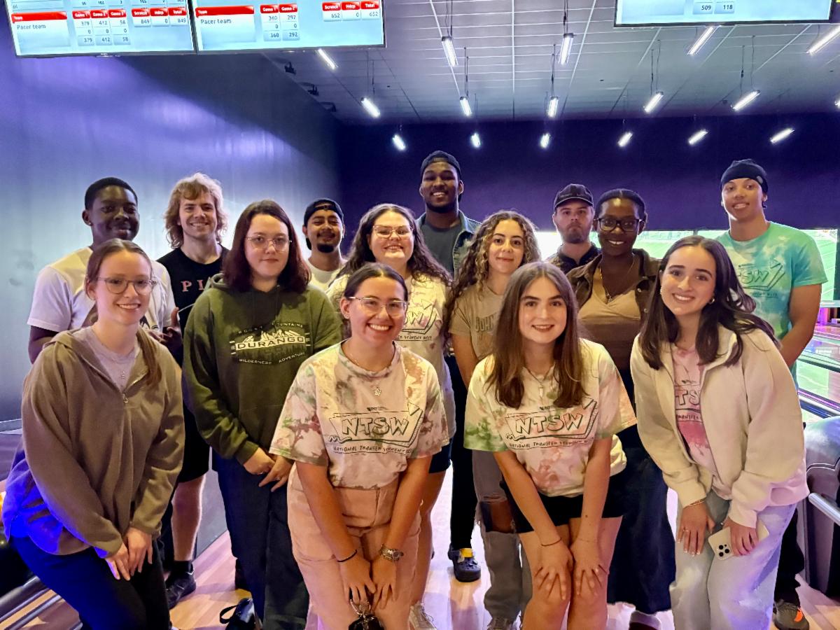 Transfer Students at the bowling alley