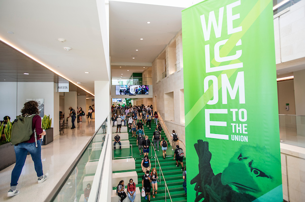 Picture of the UNT Union. 