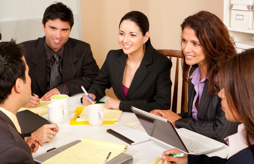 Business Meeting with Latinos