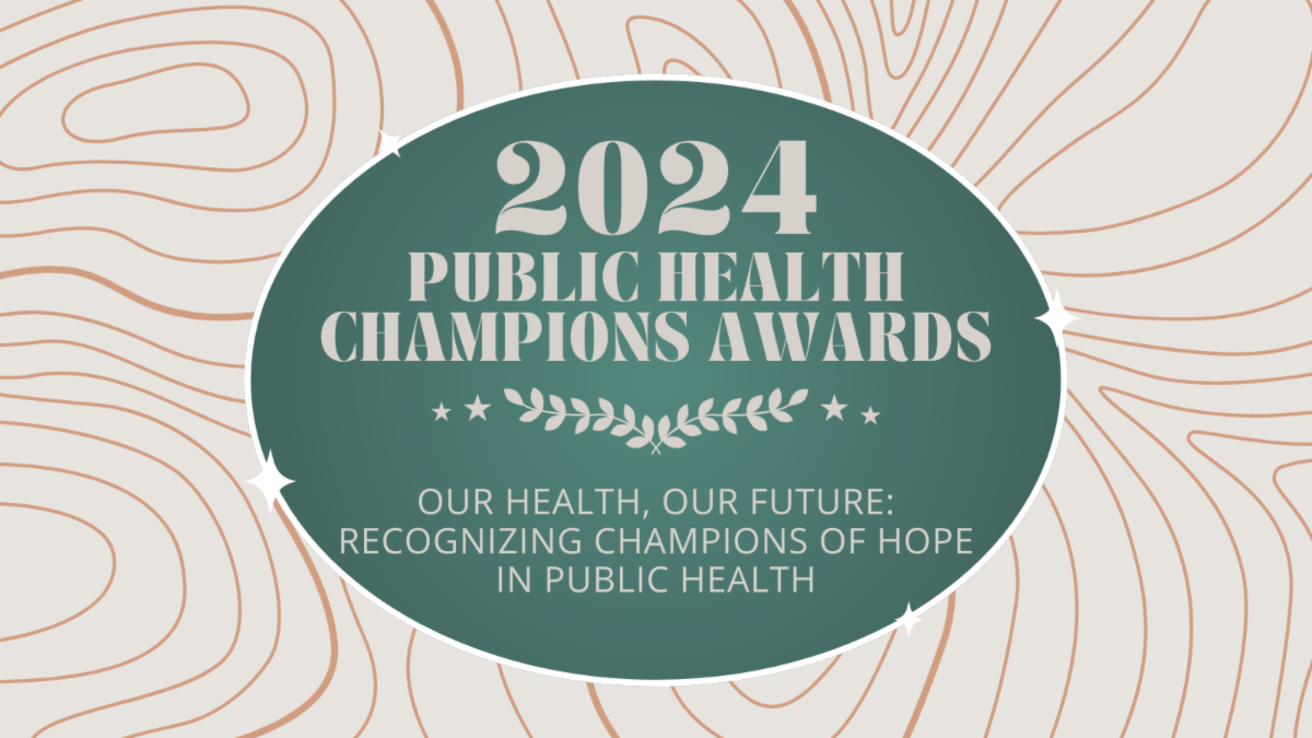 Decorative image of 2024 Public Health Champions Awards logo