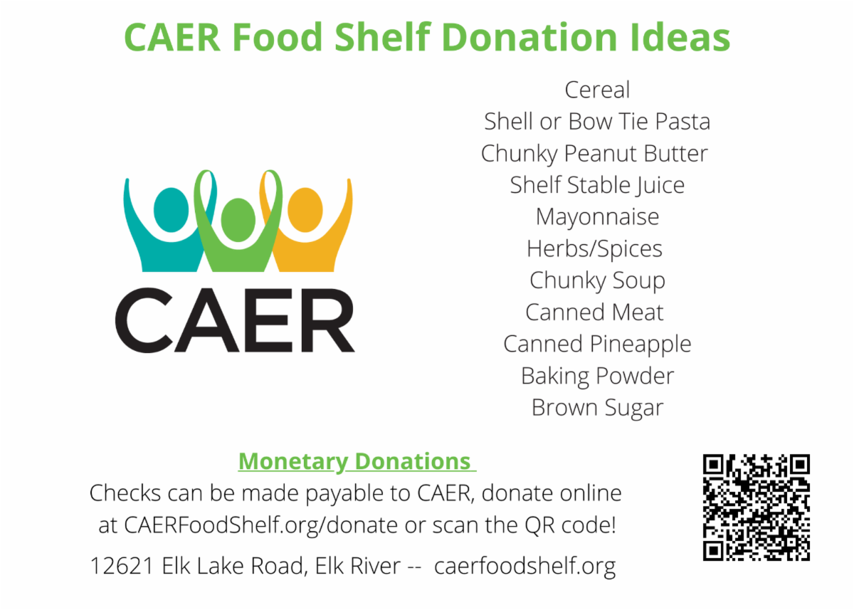CAER Food Shelf Newsletter (March 2023)